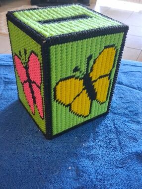 Butterfly Tissue Box Cover